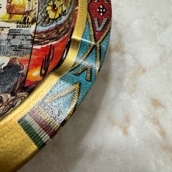 Vintage ARIZONA Metal Souvenir Shop Ashtray / Unbranded / Southwestern - Picture 8 of 9